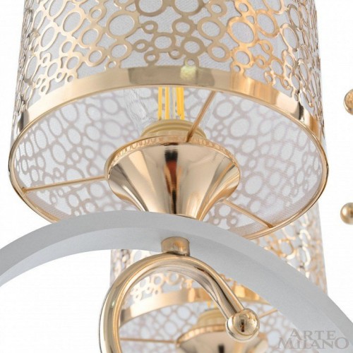 Подвесная люстра Arte Milano Florentia-9787 309787/6 Wh/Gd