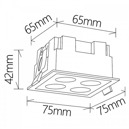 Встраиваемый светильник Mantra BLAU 9130 Встраиваемый светильник Mantra BLAU 9130