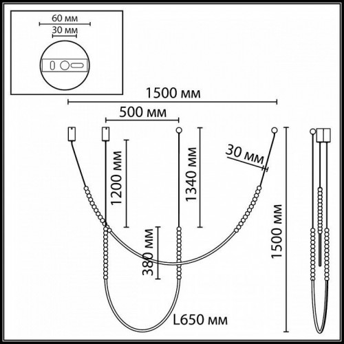 Подвесной светильник Odeon Light Monella 7149/24CL