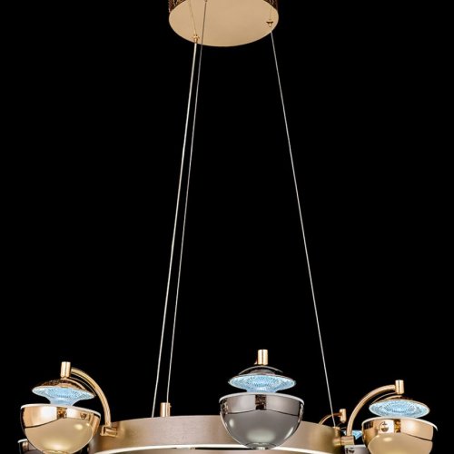 Подвесная люстра Jelly LE7711/6 Gold/Black Chrome