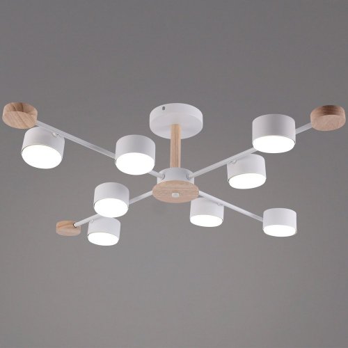 Потолочная люстра  03751-0.3-08 WT+WOOD GX53