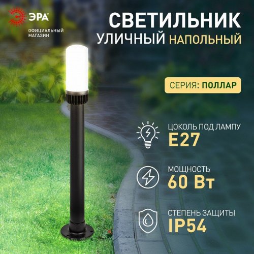 Наземный светильник ЭРА НТУ 01-60-012