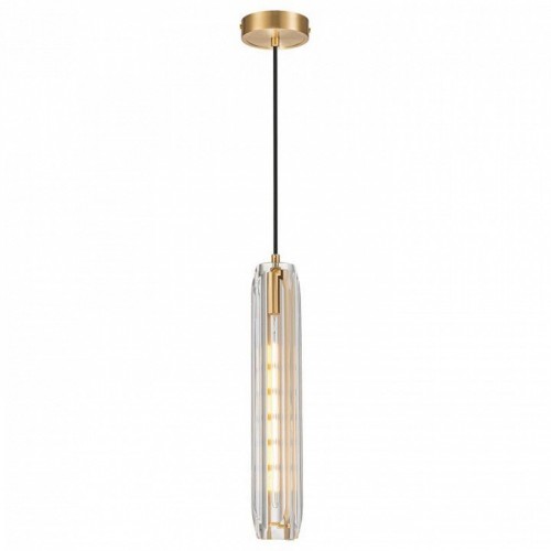 Подвесной светильник Belfast Gibson 6133-1 BR CL Подвесной светильник Belfast Gibson 6133-1 BR CL