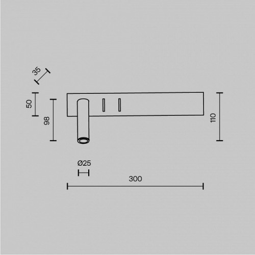 Настенный светодиодный светильник Maytoni Comodo C031WL-L8W3K Настенный светодиодный светильник Maytoni Comodo C031WL-L8W3K