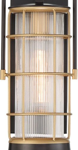 Настенный светильник уличный Eurofase Rivamar QN-RIVAMAR-M-BLK-GD