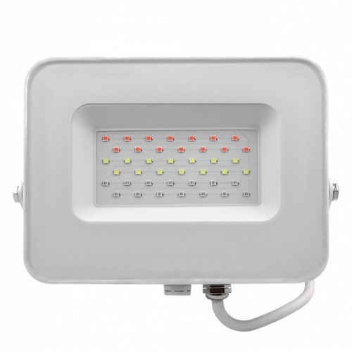 Настенно-потолочный прожектор Jazzway  PFL-30W RGB WH IP65