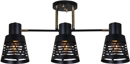 Потолочная люстра Reluce 06074-3.3-03 BK+FG