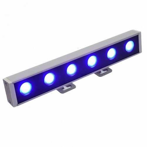 LL-893 Светодиодный линейный прожектор для подсветки стен Feron, синий, 250*40*25mm, 6W DC24V, IP65 51566