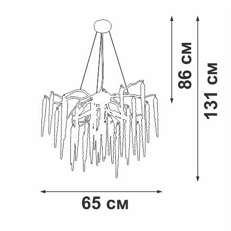 Потолочная люстра Vitaluce V2875-8/7S
