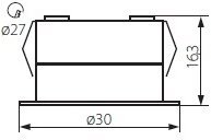 Точечные светильники Kanlux IMBER LED CW 23521