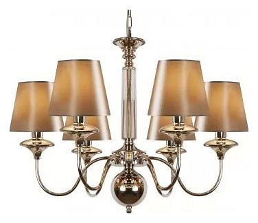 Подвесная люстра iLamp Rolling P2406-6 Nickel