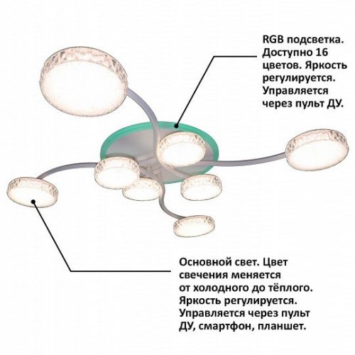 Потолочная люстра Natali Kovaltseva HIGH-TECH LED LAMPS 82015 Потолочная люстра Natali Kovaltseva HIGH-TECH LED LAMPS 82015