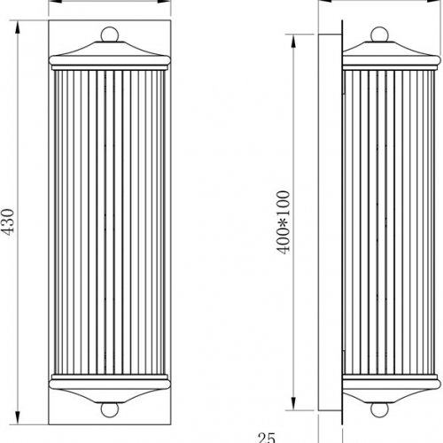 Бра Garda Decor K2KG0604W-1
