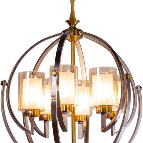 Подвесная люстра AM Group AM372 AM372 SP6 GAB+SN