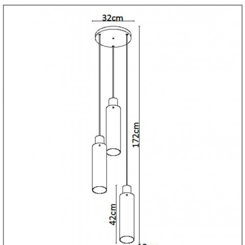Подвесная люстра Lucide Orlando 74404/13/65