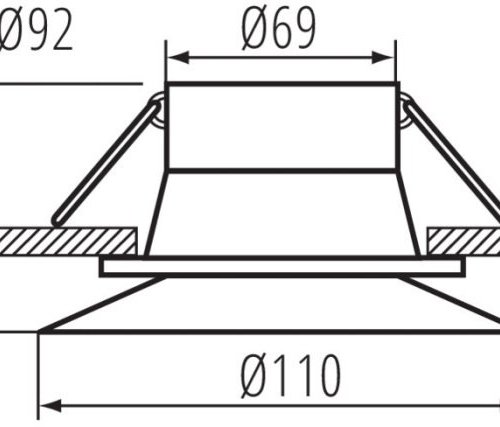 Точечные светильники Kanlux AJAS DSO-W 33161