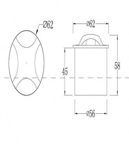 Встраиваемый светодиодный светильник Maytoni Biscotti O036-L3B3K