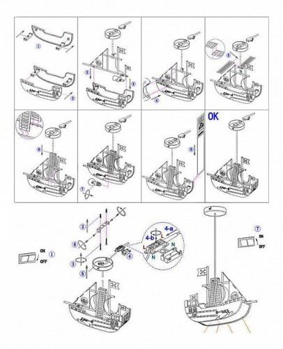 Подвесной светильник Globo KITA 15723