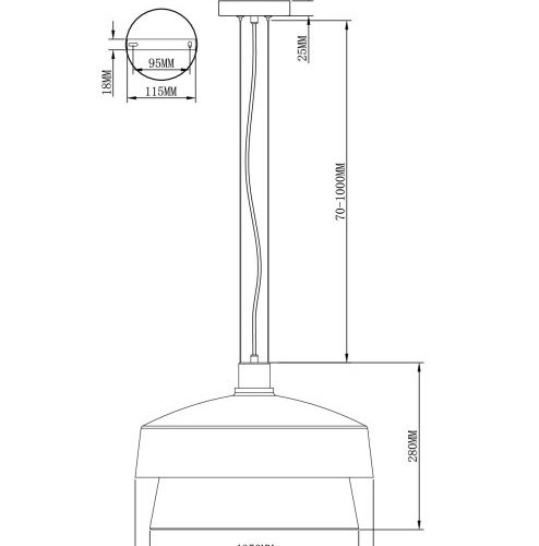 Подвесной светильник Takoma V11829-3P Подвесной светильник Takoma V11829-3P
