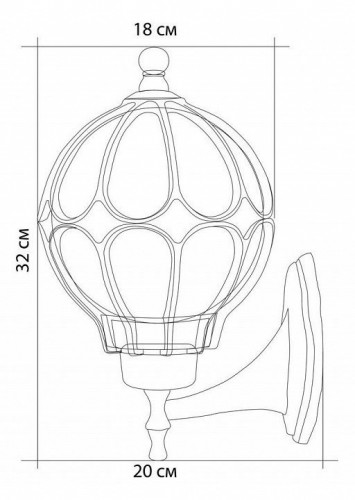 Уличный настенный светильник Feron PL3701 11349