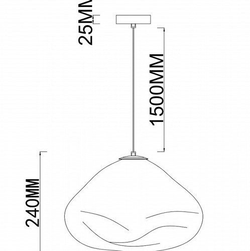 Подвесной светильник Wertmark Isola WE219.03.163