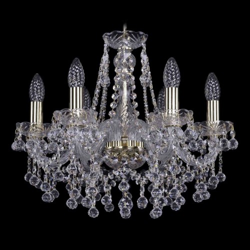Подвесная люстра Bohemia Ivele Crystal 1409/6/160/G