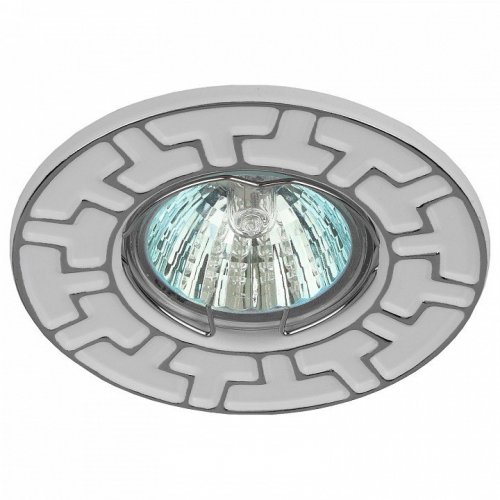 Встраиваемый светильник ЭРА Штампованный ST5 CH/WH