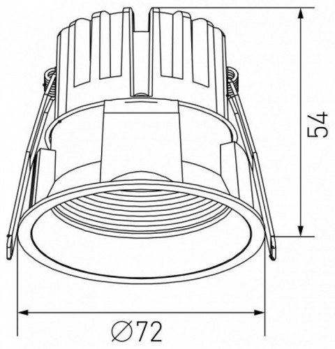 Точечный светильник DesignLed DL-RE DL-RE1202-WH-NW