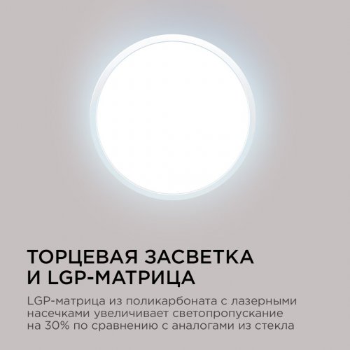Настенно-потолочный светодиодный светильник Apeyron Spin 18-126