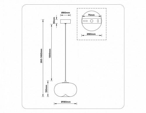Подвесной светильник Ambrella light High Light LH11082