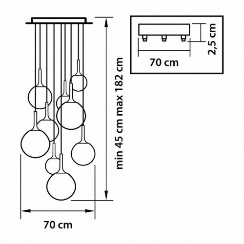 Подвесной светильник Lightstar Globo 813093 Подвесной светильник Lightstar Globo 813093