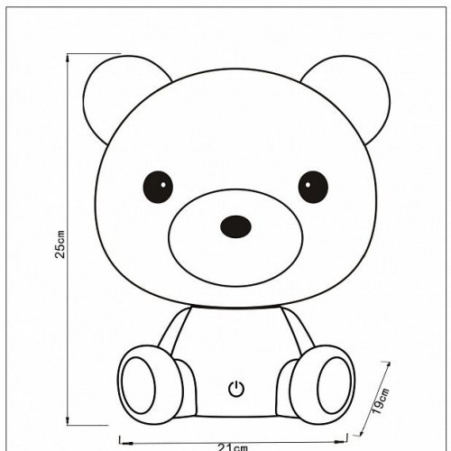 Настольная лампа Lucide Dodo Bear 71590/03/31