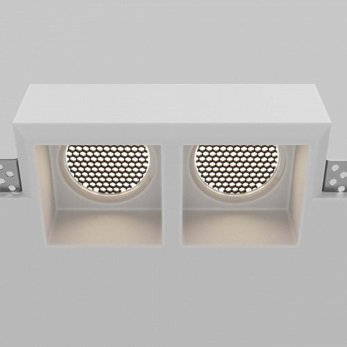 Встраиваемый светильник Maytoni Technical Gyps Modern DL131-GU10-02-W
