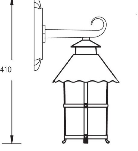 Настенный фонарь уличный Oasis_Light CAIOR 1 81502 Gb Настенный фонарь уличный Oasis_Light CAIOR 1 81502 Gb