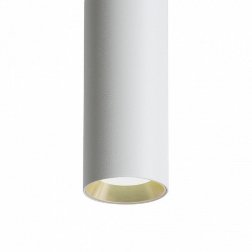 Светильник потолочный Feron ML1018 Barrel levitation на подвесе MR11 35W 230V, белый + золото 40*250 51386