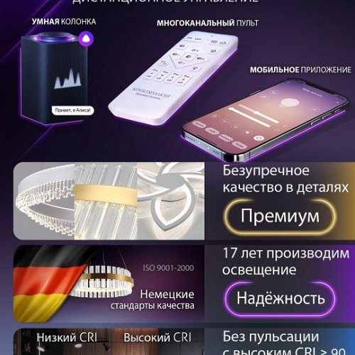 Потолочная люстра Natali Kovaltseva Home LED SMART 84000 Потолочная люстра Natali Kovaltseva Home LED SMART 84000