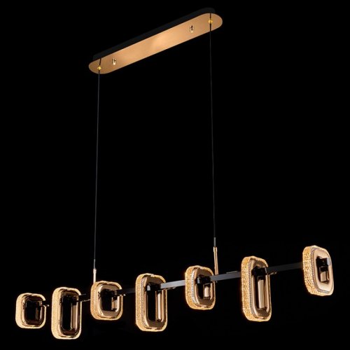 Подвесная люстра Theona LE7701/7L Black/Gold