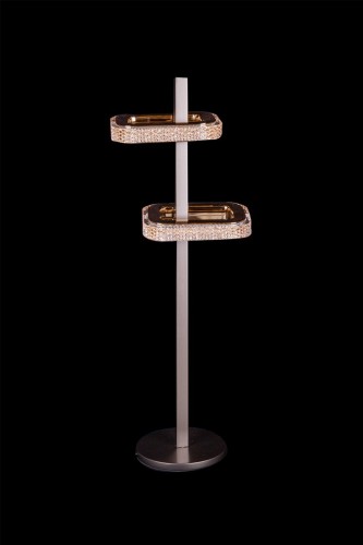 Настольная лампа LEON Theona LE7701/2T Grey/Gold