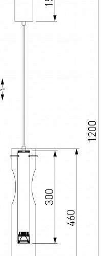 Подвесной светильник Eurosvet Swan 50253/1 LED черный