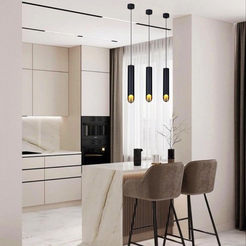 Подвесной светильник Reluce Technical 16007 16007-0.9-001LD 300mm GU10 BK+GD