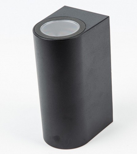 Уличный настенный светильник Uniel UUL-P52A 2х6W/GU10 IP65 BLACK UL-00010511