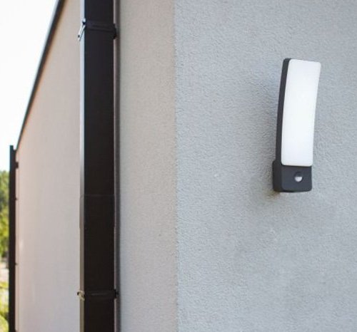 Настенный светильник уличный Oasis Light BRISBANE LED W2889-4K-Pir Gr Настенный светильник уличный Oasis Light BRISBANE LED W2889-4K-Pir Gr