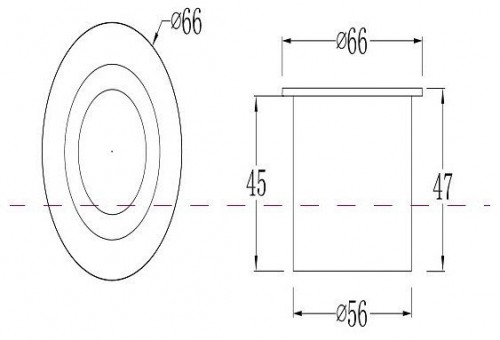 Встраиваемый светодиодный светильник Maytoni Limo O037-L3B3K