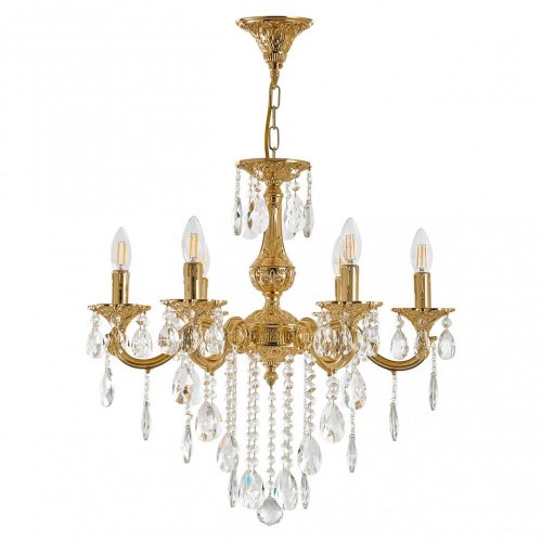 Подвесная люстра Bohemia Ivele Crystal AL7801 AL78101/6/175 B G Подвесная люстра Bohemia Ivele Crystal AL7801 AL78101/6/175 B G
