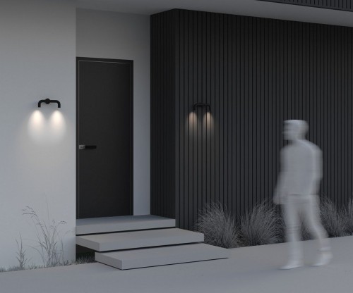 Настенный светильник уличный Maytoni Sleek O477WL-L4GF3K