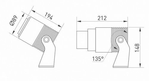 Прожектор уличный Arlight ALT-RAY-ZOOM 031319