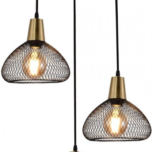 Подвесной светильник Reluce 03204-3.9-03 BK+COPPER