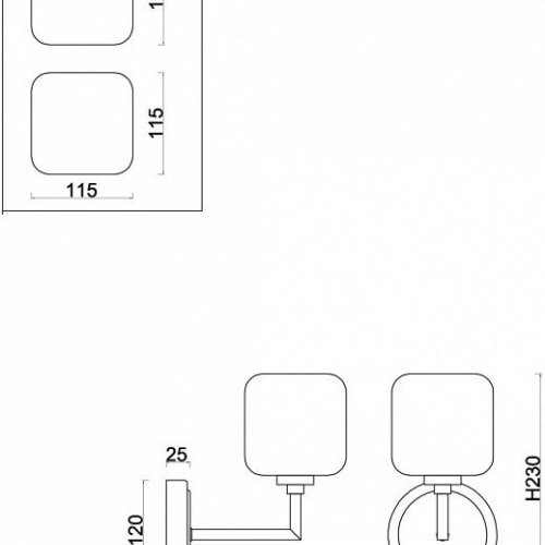 Бра Freya Tender FR5373WL-01BS