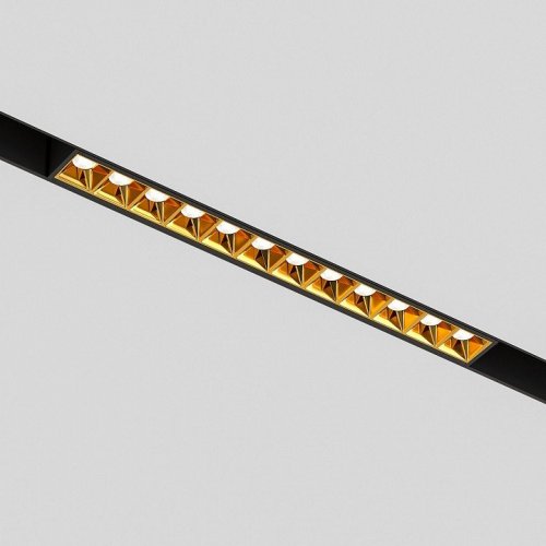 Трековый светодиодный светильник Elektrostandard Slim Magnetic Artas 85103/01 черный/золото a064529 Трековый светодиодный светильник Elektrostandard Slim Magnetic Artas 85103/01 черный/золото a064529