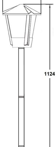 Наземный фонарь Oasis Light SEUL 11256S Bl